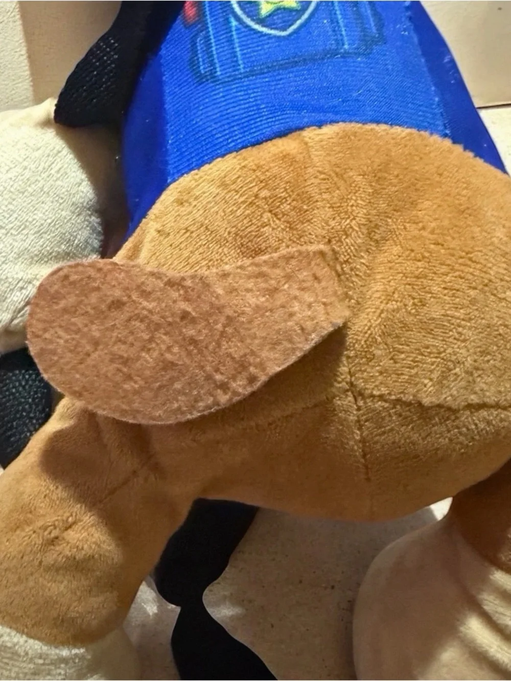 Paw Patrol Brown and Blue Chase Plush Backpack